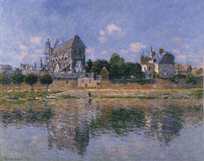 Claude Monet View of the Church at Venon France oil painting art